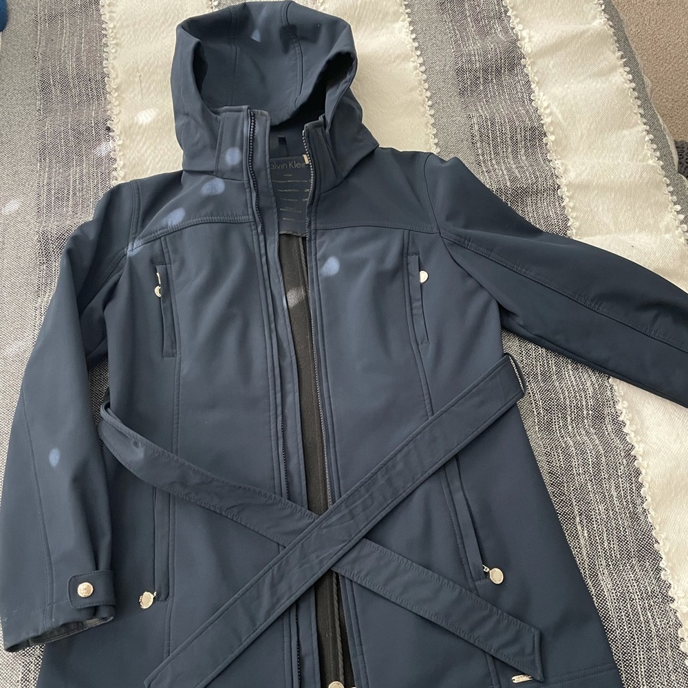 Calvin Klein Blue Coat